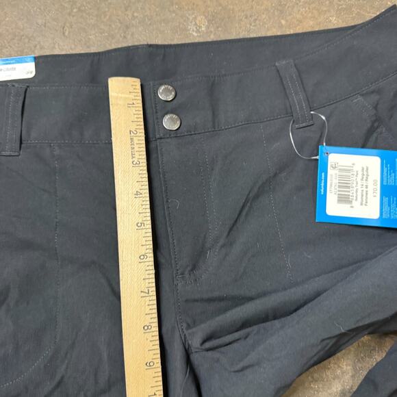 Columbia Womens 14 Saturday Trail II Knee Pant Roll Up Leg Active Fit NWT Black - Picture 8 of 11